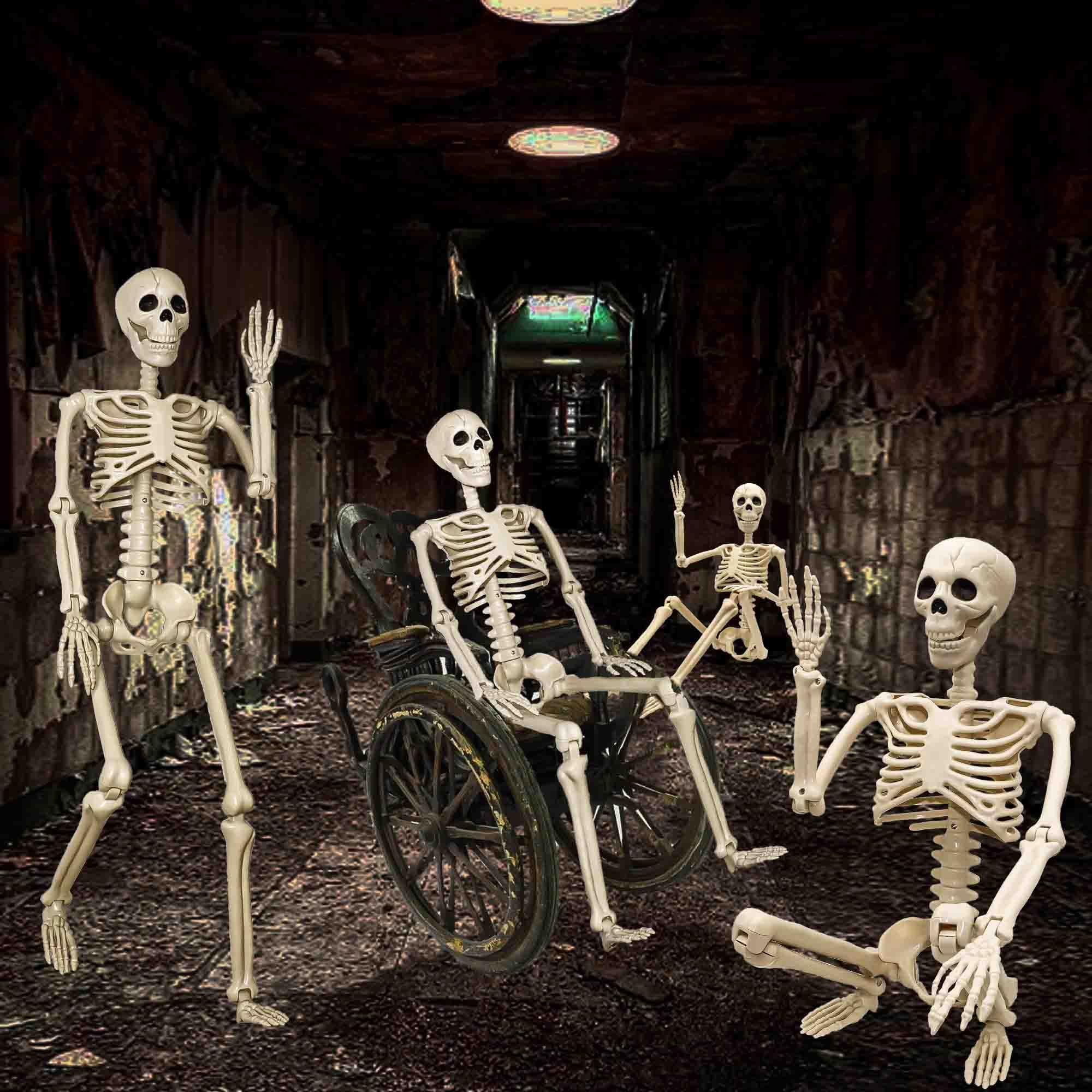 2-Pack 36-Inch Halloween Skeletons