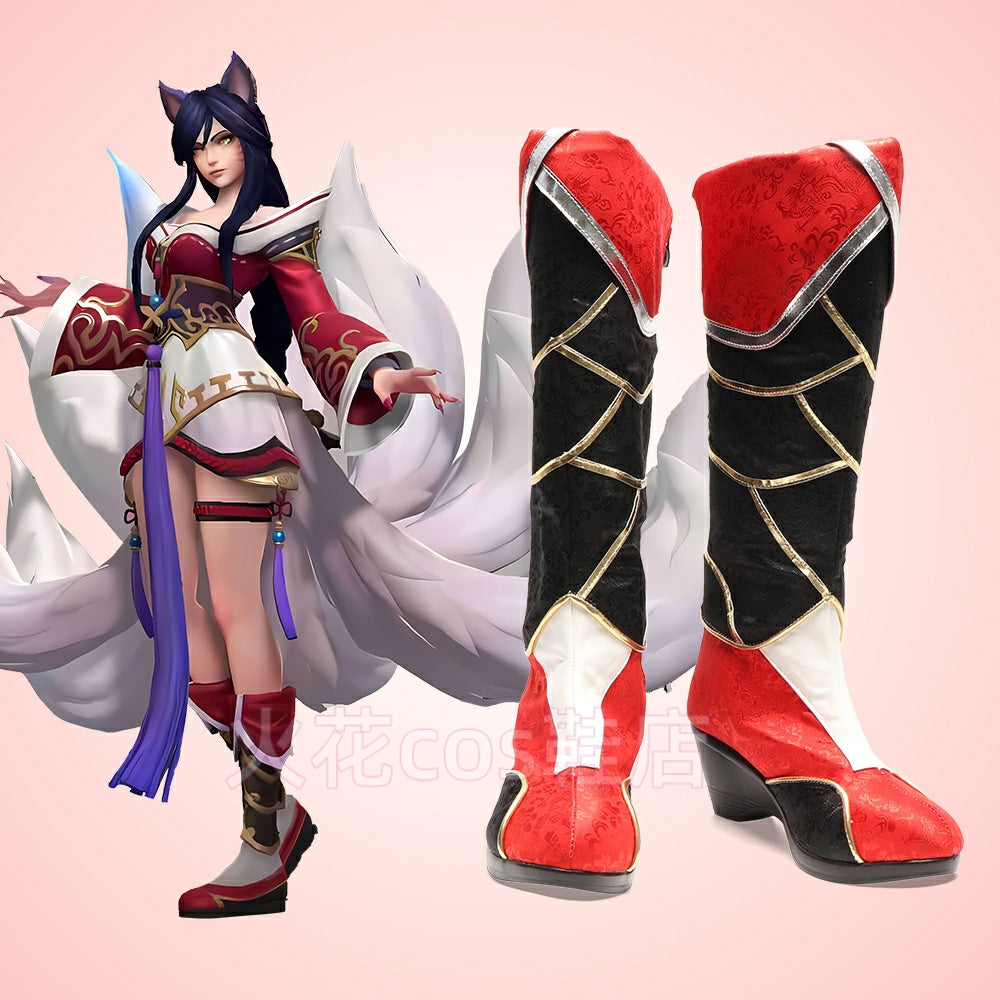 League of Legends Costume the Nine-Tailed Fox Ahri Cosplay Costume