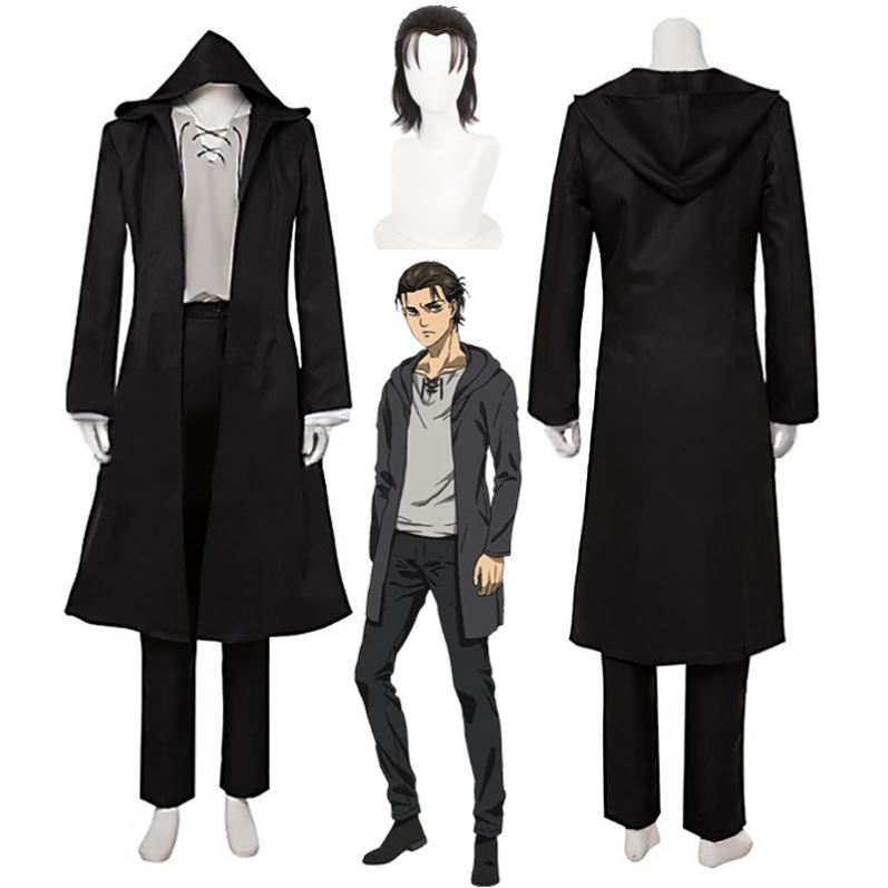 Attack on Titan Cosplay Costume 進撃の巨人 Eren Costume エレン·イェーガー Cosplay