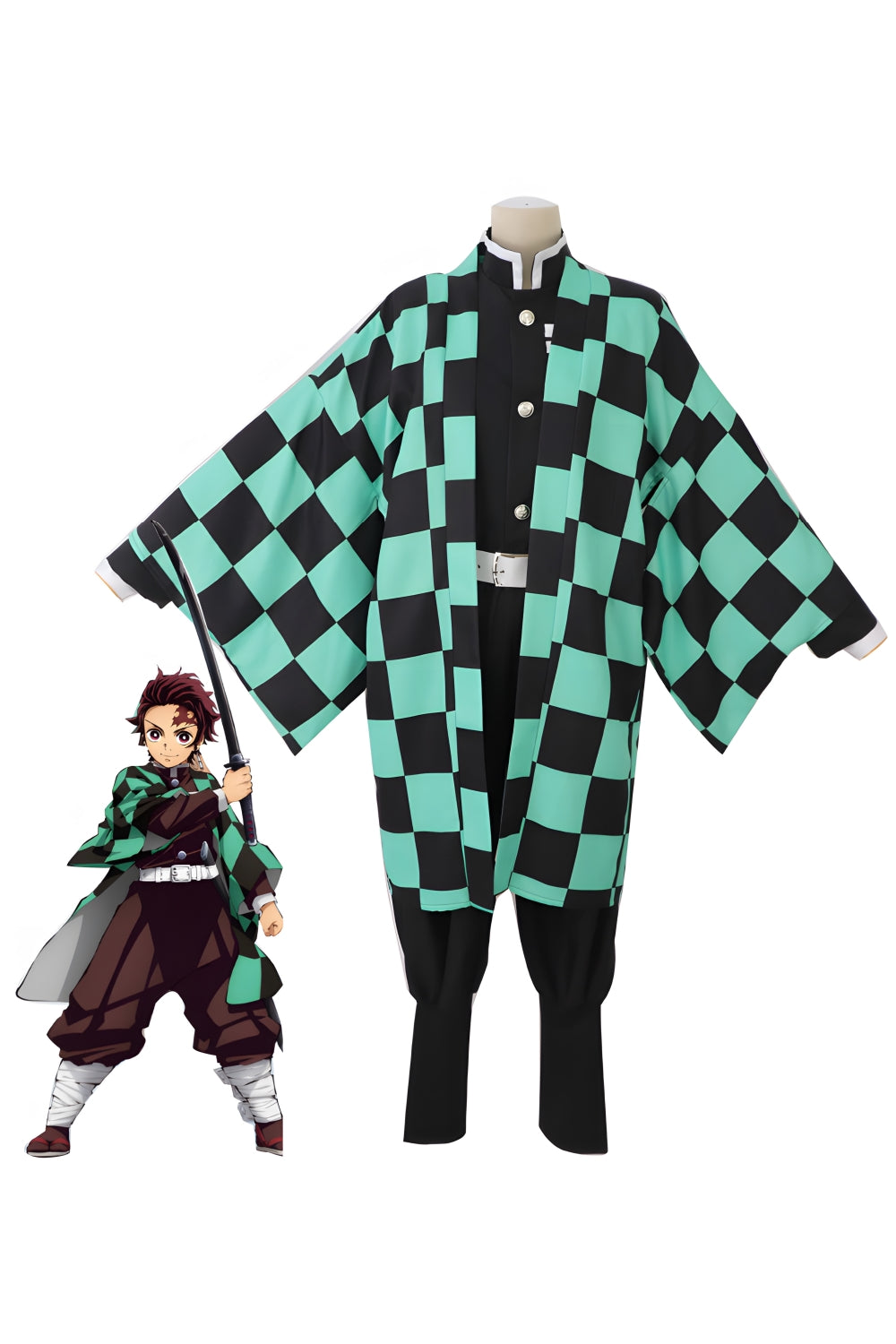 Demon Slayer Costume Kamado Tanjirou Cosplay Costume