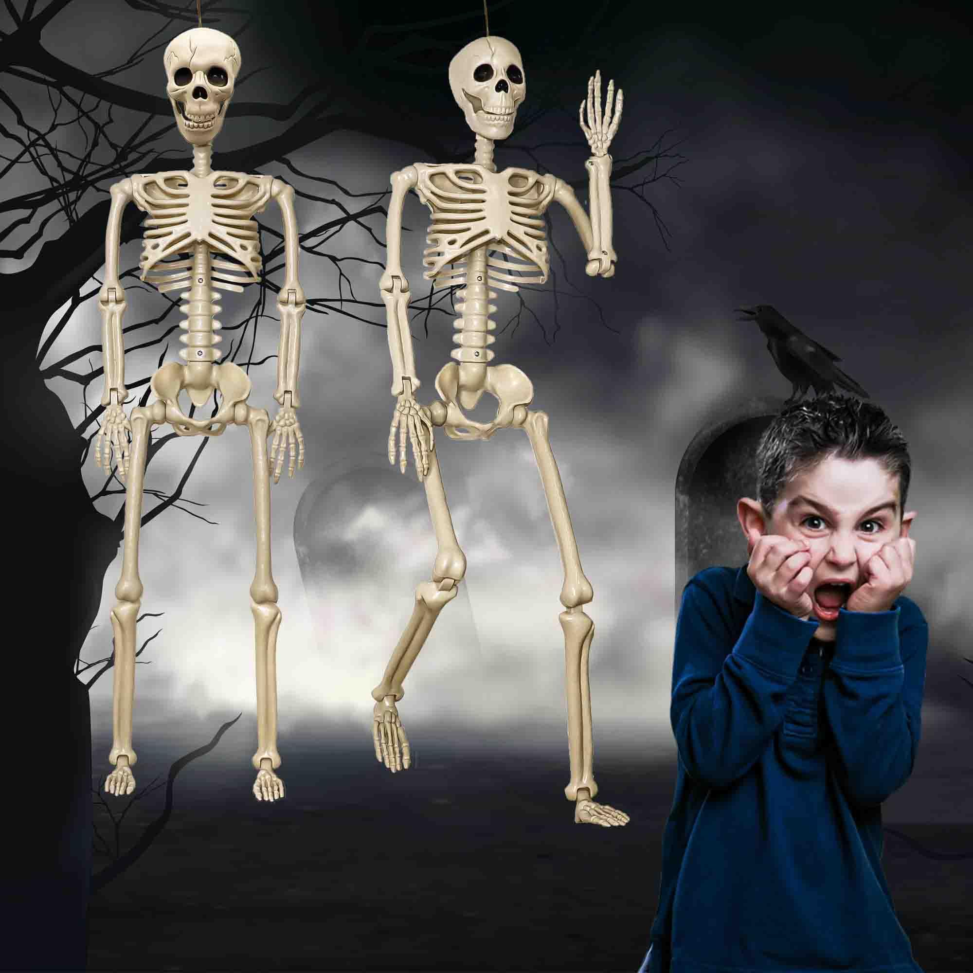 2-Pack 36-Inch Halloween Skeletons
