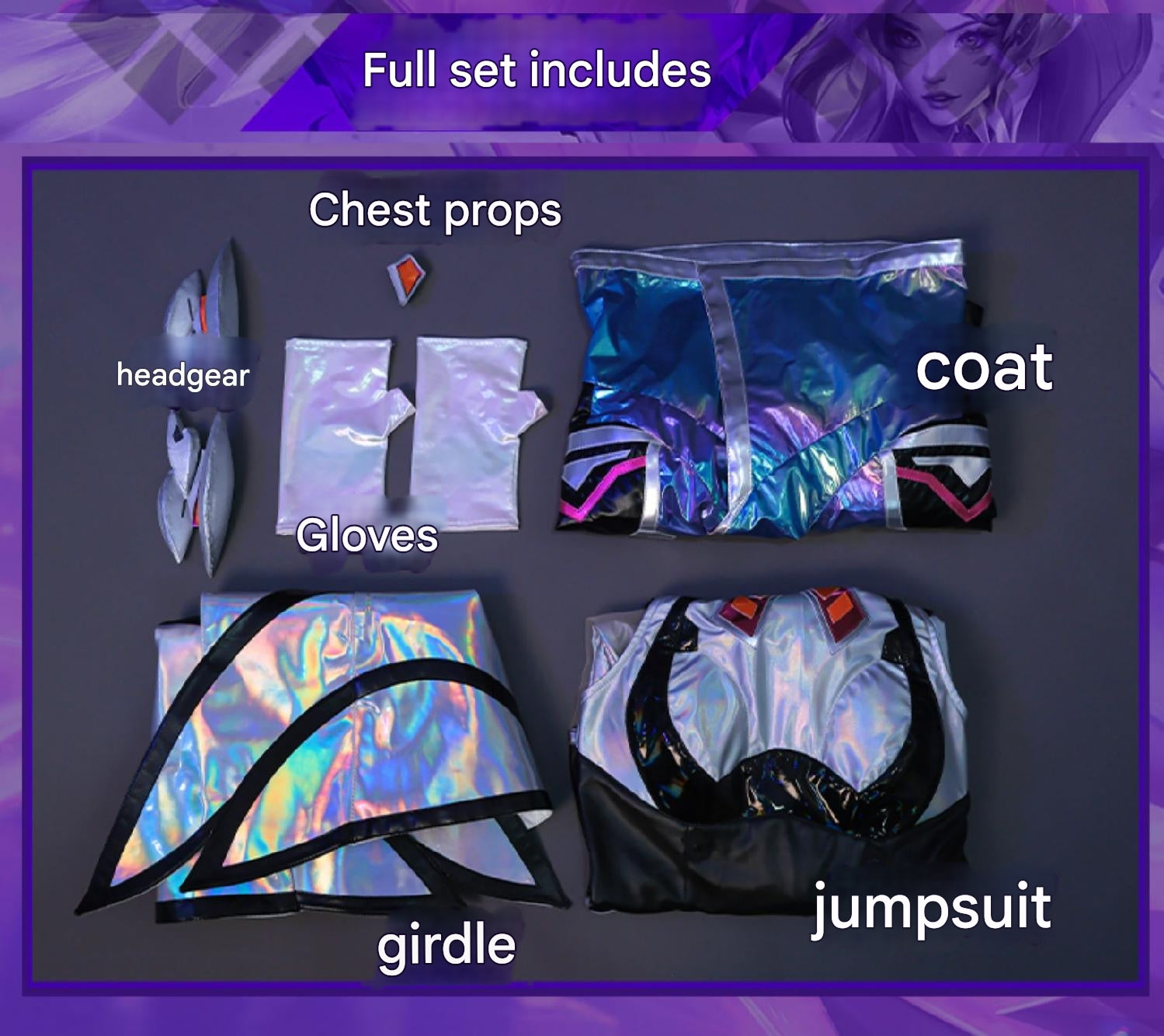 League of Legends Costume Phantom Team Seraphine Cosplay Costume