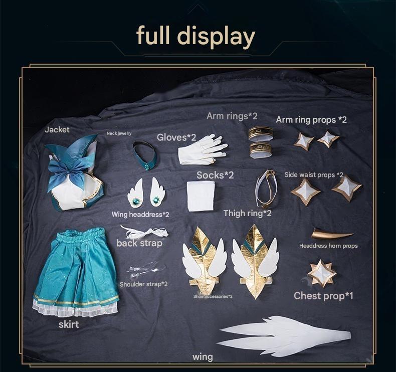 League of Legends Costume Star Guardian Soraka Cosplay Costume